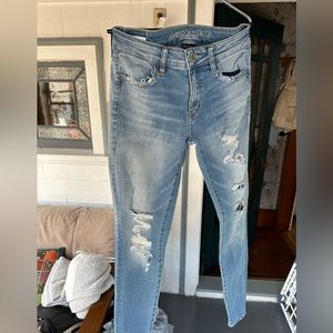 American Eagle super stretch skinny jeans size 4 long